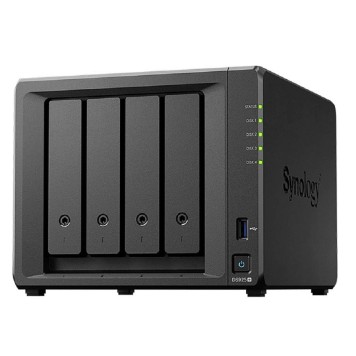 Дисковый массив Synology DS925+ Сетевое хранилище NAS AMD Ryzen V1500B 2.2 GHz 4 GB DDR4 ECC SODIMM /3.5