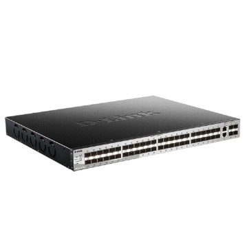 Сетевое оборудование D-Link DGS-3130-54S/B1A PROJ Управляемый L3 стекируемый коммутатор с 48 портами 1000Base-X SFP, 2 портами 10GBase-T и 4 портами 10GBase-X SFP+-1