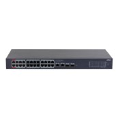 Коммутаторы DAHUA DH-CS4228-24GT-375 24-портовый гигабитный PoE облачный коммутатор; 24xRJ45 1G (PoE/PoE+/Hi-PoE/802.3bt), 2xRJ45, 2xSFP 1G (uplink); суммарно до 375Вт; PoE watchdog, до 250м; питание: 100–240VAC;