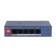 Коммутаторы DAHUA DH-CS4005-4ET1GT-60 4-портовый PoE облачный коммутатор; 4xRJ45 100M (PoE/PoE+/Hi-PoE), 1xRJ45 1G (uplink); суммарно до 60Вт; PoE watchdog, до 250м; питание: 53VDC;