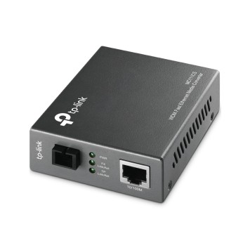 Сетевое оборудование TP-Link MC111CS WDM медиаконвертер с 1 портом 10/100Base-TX и 1 портом 100Base-FX с разъемом SC (ТХ: 1550 нм; RX: 1310 нм) для одномодового оптического кабеля (до 20 км)