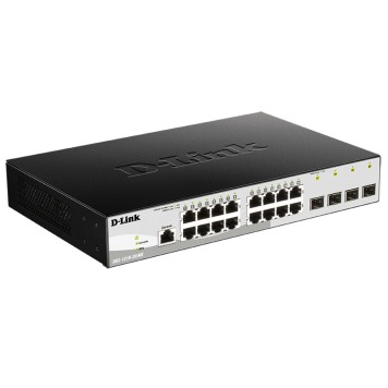 Сетевое оборудование D-Link DGS-1210-20/ME/B1A Управляемый L2 коммутатор с 16 портами 10/100/1000Base-T и 4 портами 1000Base-X SFP-1