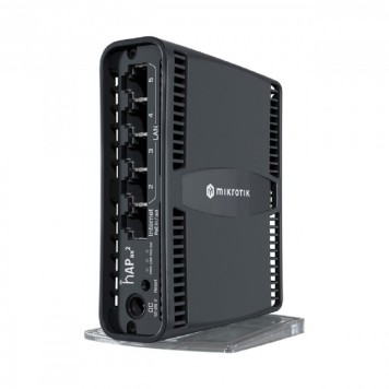 Сетевое оборудование MikroTik C52iG-5HaxD2HaxD-TC Беспроводной маршрутизатор, hAP ax2   WIFI6, 2.4+5Ghz, 5RJ45 1Gbit, 1 POE