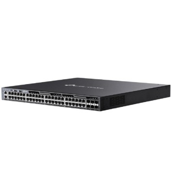 Сетевое оборудование TP-Link SG6654XHP Стекируемый управляемый коммутатор 3-го уровня Omada с 48 гигабитными портами PoE+ и 6 портами SFP+-1