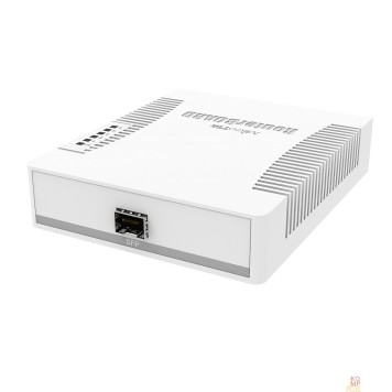Сетевое оборудование MikroTik RB260GS (CSS106-5G-1S)(r2) Коммутатор RouterBOARD 260GS 5-port Gigabit smart switch with SFP cage, SwOS, plastic case, PSU-1