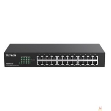 Сетевое оборудование TENDA TEG1024D Коммутатор настольный 24-Ports 10/100/1000 Base-T Gigabit Switch