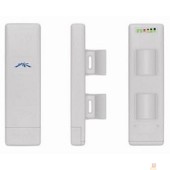 Сетевое оборудование UBIQUITI NSM2 NanoStation M2 Точка доступа Wi-Fi, Рабочая частота 2412-2462 МГц, Усиление 10,4 - 11,2 dBi (NSM2(EU))
