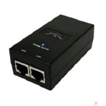Сетевое оборудование UBIQUITI POE-48-24W-G(EU) Блок питания с PoE, 220 VAC -> 48VDC 0.5A