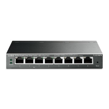 Сетевое оборудование TP-Link TL-SG108PE Коммутатор Easy Smart с 8 гигабитными портами (4 порта PoE+)
