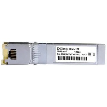 Сетевое оборудование D-Link 410T/A2A Трансивер SFP+ с 1 портом 10GBase-T (до 80 м)-1