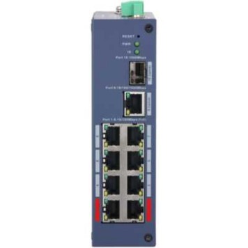 Коммутаторы DAHUA DH-CHS4110-8ET-110 8-портовый PoE облачный коммутатор; 2xRJ45 100M (PoE/PoE+/Hi-PoE/802.3bt), 6xRJ45 100M (PoE/PoE+); 1xRJ45 100M, 1xSFP 1G (uplink); суммарно 110Вт;watchdog; грозозащита 6кВ;-1