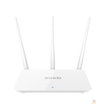 Сетевое оборудование TENDA F3 Wi-Fi маршрутизатор стандарта N300 3 внешние антенны 5dBi, 1-port 10/100Mbps WAN, 3-ports 10/100Mbps LAN