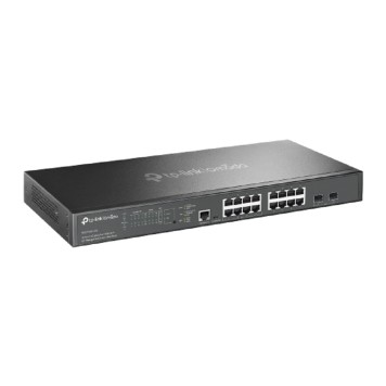 Сетевое оборудование TP-Link SG3218XP-M2 Управляемый коммутатор Omada уровня 2+ с 16 портами 2,5 Гбит/с (8 портов PoE+) и 2 портами SFP+-2