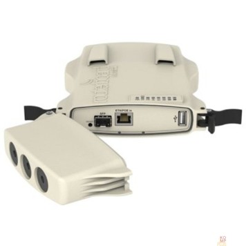 Сетевое оборудование MikroTik RB922UAGS-5HPacD-NM Беспроводной маршрутизатор 720MHz CPU, 128MB RAM, 1xGigabit LAN, 1xSFP cage, 1xUSB, 1xminiPCI-e, built-in 5Ghz 802.11ac 2x2 dual chain wireless with two RP-SMA -2