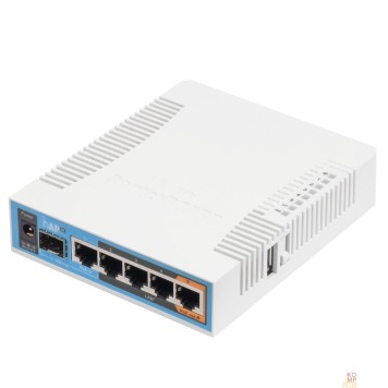 Сетевое оборудование MikroTik RB962UiGS-5HacT2HnT Беспроводной маршрутизатор  hAP ac 2.4+5ГГц, 802.11a/b/g/n/ac, 5x Ethernet 1G, 1x SFP