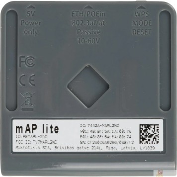 Сетевое оборудование MikroTik RBmAPL-2nD Беспроводная точка доступа mAP lite 2.4 ГГц, MIMO 2x2, 22 дБм-1