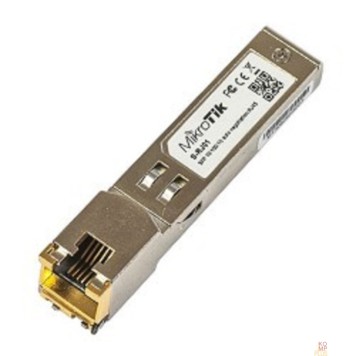 Сетевое оборудование MikroTik S-RJ01 Модуль RJ45 SFP 10/100/1000M copper module
