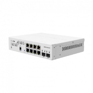 Сетевое оборудование MikroTik CSS610-8G-2S+IN Коммутатор управляемый, L2 8x1Gbit, 2SFP+, настольный корпус