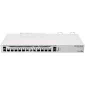 Сетевое оборудование MikroTik CCR2004-1G-12S+2XS Маршрутизатор проводной, 12 x 10G SFP+ and 2 x 25G SFP28 ports.
