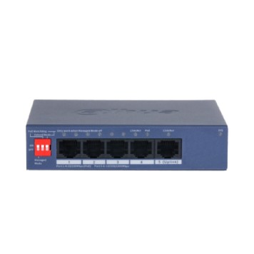 Коммутаторы DAHUA DH-CS4005-4ET1GT-36 4-портовый PoE облачный коммутатор; 4xRJ45 100M (PoE/PoE+), 1xRJ45 1G (uplink); суммарно до 40Вт; питание: 53VDC;-2