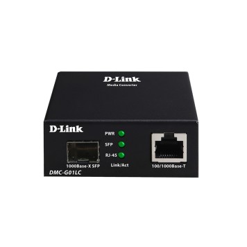 Сетевое оборудование D-Link DMC-G01LC/C1A Медиаконвертер с 1 портом 100/1000Base-T и 1 портом 1000Base-X SFP