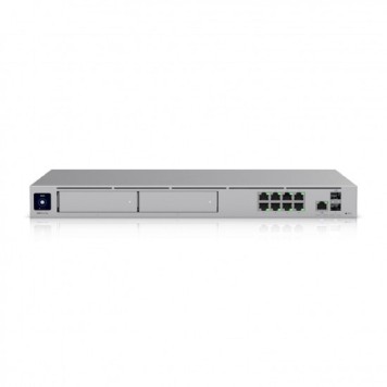 Сетевое оборудование UBIQUITI UDM-Pro-Max Маршрутизатор, 1*SFP+, 8*1Gbit RJ45,1*SFP+ WAN, 1*2.5Gbit RJ45 WAN, 128GB SSD, 2*3.5