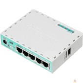 Сетевое оборудование MikroTik RB750Gr3 hEX Маршрутизатор гигабитный высокопроизводительный Ethernet with power supply and case 5 port 10/100/1000