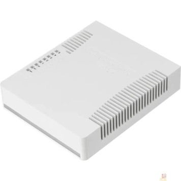 Сетевое оборудование MikroTik RB960PGS Маршрутизатор hEX PoE, 1х SFP, 128MB RAM, 5x Gigabit LAN, USB, plastic case and PSU-1