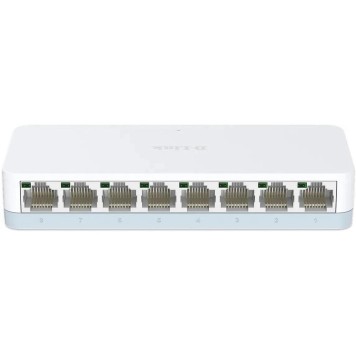 Сетевое оборудование D-Link DES-1008C/C1A Неуправляемый коммутатор с 8 портами 10/100Base-TX-1