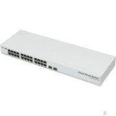 Сетевое оборудование MikroTik CSS326-24G-2S+RM Коммутатор L2 24х Gigabit RJ45, 2х SFP+ Сетевое оборудование MikroTik CSS326-24G-2S+RM Коммутатор L2 24х Gigabit RJ45, 2х SFP+