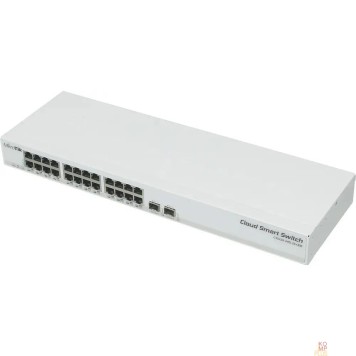 Сетевое оборудование MikroTik CSS326-24G-2S+RM Коммутатор L2 24х Gigabit RJ45, 2х SFP+