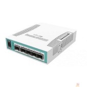 Сетевое оборудование MikroTik CRS106-1C-5S Коммутатор L2 Cloud Router Switch with QCA8511 400MHz CPU, 128MB RAM, 1x Combo port (Gigabit Ethernet or SFP), 5 x SFP Сетевое оборудование MikroTik CRS106-1C-5S Коммутатор L2 Cloud Router Switch with QCA8511 400MHz CPU, 128MB RAM, 1x Combo port (Gigabit Ethernet or SFP), 5 x SFP