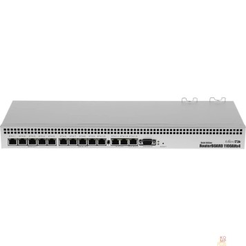 Сетевое оборудование MikroTik RB1100DX4 Dude Edition Маршрутизатор, в стойку, 13x 1G Ethernet, 2x SATA3, 2x M.2, 60Gb SSD-2