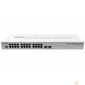 Сетевое оборудование MikroTik CRS326-24G-2S+RM Коммутатор Cloud Router Switch 326-24G-2S+RM with RouterOS L5, 1U rackmount enclosure Сетевое оборудование MikroTik CRS326-24G-2S+RM Коммутатор Cloud Router Switch 326-24G-2S+RM with RouterOS L5, 1U rackmount enclosure