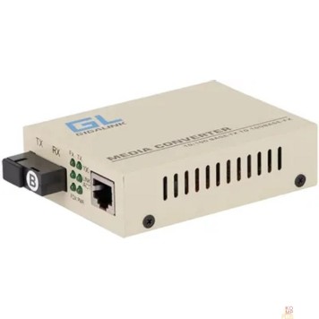 Сетевое оборудование NIKOMAX GL-MC-UTPF-SC1F-18SM-1550-N Конвертер из UTP, 100Мбит/c в WDM, без LFP, SM, SC, Tx:1550/Rx:1310, 18 дБ (до 20 км)