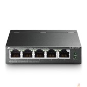 Сетевое оборудование TP-Link TL-SF1005P Настольный коммутатор с 5 портами 10/100 Мбит/с (4 порта PoE+)