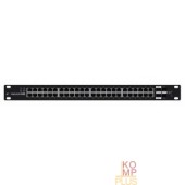 Сетевое оборудование UBIQUITI ES-48-500W PoE-коммутатор в стойку, 48х 1G RJ45, 2x SFP, 2x SFP+, раздача 436 Вт Сетевое оборудование UBIQUITI ES-48-500W PoE-коммутатор в стойку, 48х 1G RJ45, 2x SFP, 2x SFP+, раздача 436 Вт