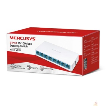 Mercusys Mercusys MS108 Настольный коммутатор с 8 портами 10/100 Мбит/с-1
