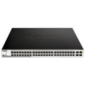Сетевое оборудование D-Link DGS-1210-52MPP/E2A PROJ Управляемый L2 коммутатор с 48 портами 10/100/1000Base-T и 4 портами 1000Base-X SFP (порты 1-48 PoE 802.3af/at, PoE-бюджет 740 Вт)