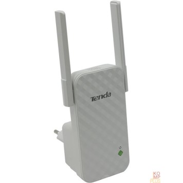 Сетевое оборудование TENDA A9 Wi-Fi повторитель беспроводного сигнала стандарта N300 с двумя внешними антеннами 3dBi