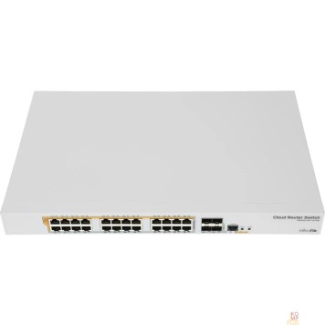 Сетевое оборудование MikroTik CRS328-24P-4S+RM Коммутатор с поддержкой PoE, 802.3af/at, 4 SFP+, 24 x 1000Mbit-1