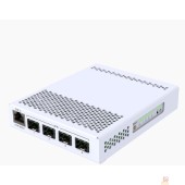 Сетевое оборудование MikroTik CRS305-1G-4S+IN Коммутатор, 4x SFP+, 1G RJ45, настольный корпус Сетевое оборудование MikroTik CRS305-1G-4S+IN Коммутатор, 4x SFP+, 1G RJ45, настольный корпус