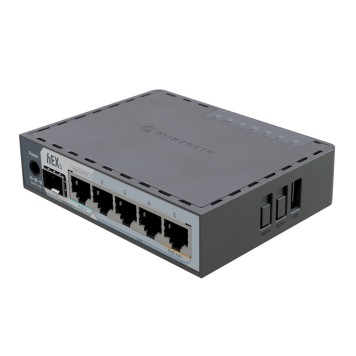 Сетевое оборудование MikroTik E60iUGS Маршрутизатор проводной, HEX S(2025), 2 ядра (950 МГц), 5х 1G RJ45, SFP, USB, раздача PoE-1