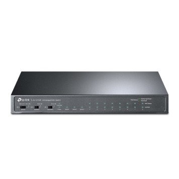 Сетевое оборудование TP-Link TL-SL1311MP Неуправляемый PoE-коммутатор (8 портов PoE+ 10/100 Мбит/с, 2 гигабитных порта без РоЕ и 1 слот SFP)
