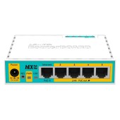 Сетевое оборудование MikroTik RB750UPr2 Маршрутизатор проводной, hEX PoE lite, 5-портовый 100-Мбитный  с поддержкой PoE на 4-х портах 5x Ethernet, раздача PoE, 650 МГц ЦП, 64 МБ 