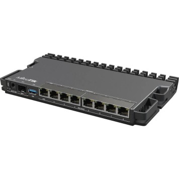 Сетевое оборудование MikroTik RB5009UPr+S+IN Маршрутизатор проводной, CPU ARM64, 4 ядра 350-1400MHZ, 1GB RAM, 7*1Gbit RJ45, 1*2.5gbit RJ45, PoE out 1-7port