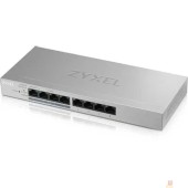 Сетевое оборудование ZYXEL GS1200-8HPV2-EU0101F Коммутатор 8xGE (4xPoE+), настольный, бесшумный (без вентилятора), с поддержкой VLAN, IGMP, QoS и Link Aggregation, бюджет PoE 60 Вт  Сетевое оборудование ZYXEL GS1200-8HPV2-EU0101F Коммутатор 8xGE (4xPoE+), настольный, бесшумный (без вентилятора), с поддержкой VLAN, IGMP, QoS и Link Aggregation, бюджет PoE 60 Вт