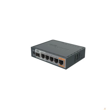 Сетевое оборудование MikroTik RB760iGS Маршрутизатор 2 ядра (880 МГц), 5х 1G RJ45, SFP, USB, MicroSD, раздача PoE (HEX S)-1