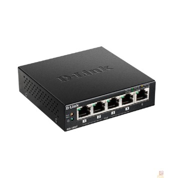 Сетевое оборудование D-Link DES-1005P/B1A Неуправляемый коммутатор с 5 портами 10/100Base-TX, (4 порта PoE 802.3af/at, PoE-бюджет 60 Вт)-1