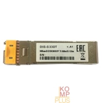 Сетевое оборудование D-Link S330T/30KM/A1A Промышленный WDM SFP-трансивер с 1 портом 1000Base-BX-D (Tx:1550 нм, Rx:1310 нм) для одномодового оптического кабеля (до 30 км)